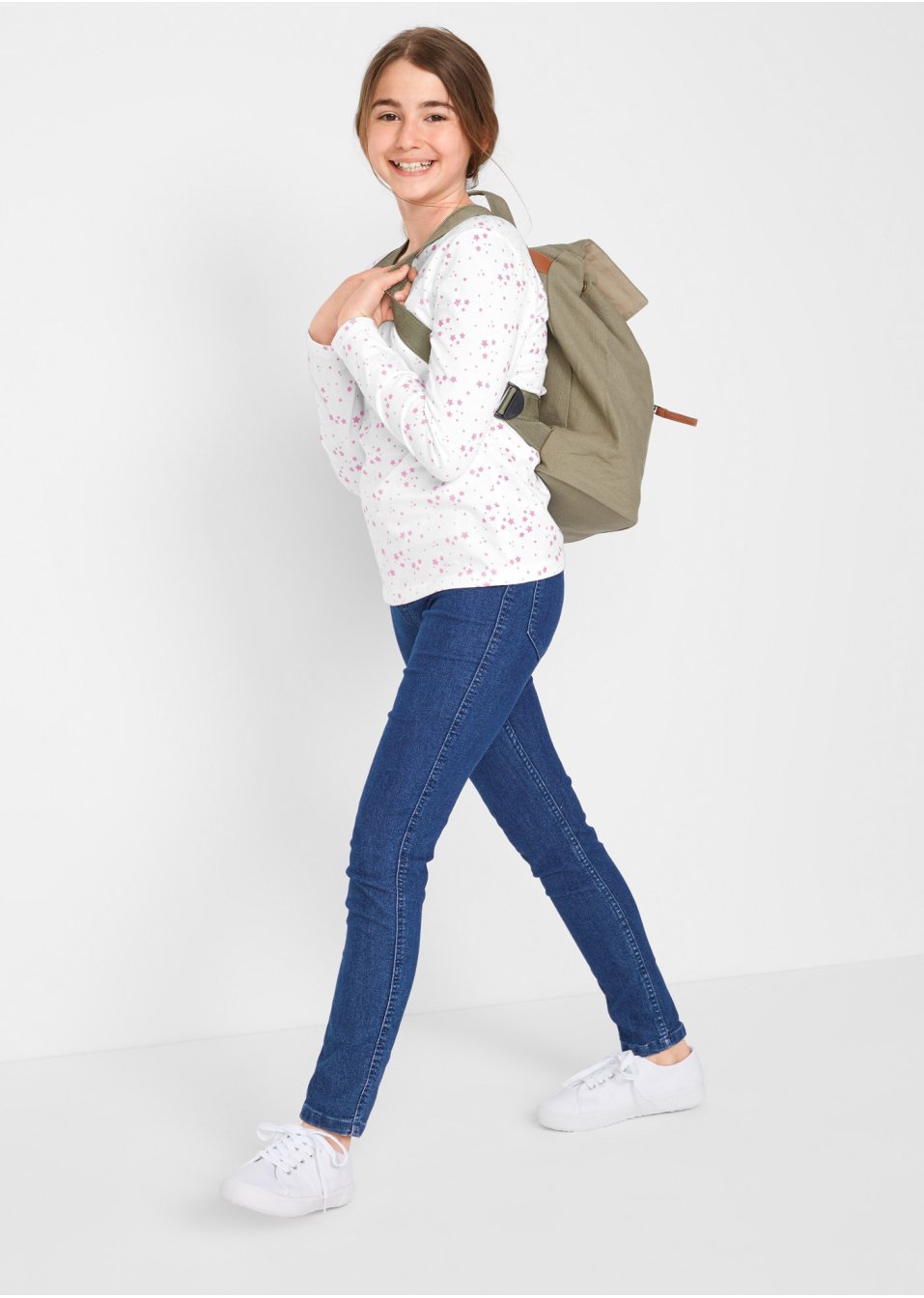 Lot de 3 T-shirts manches longues fille