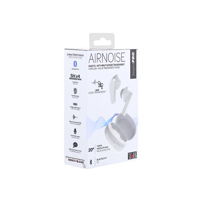 T'nB AIR NOISE - Kit main libre - écouteur sans fil bluetooth - blanc