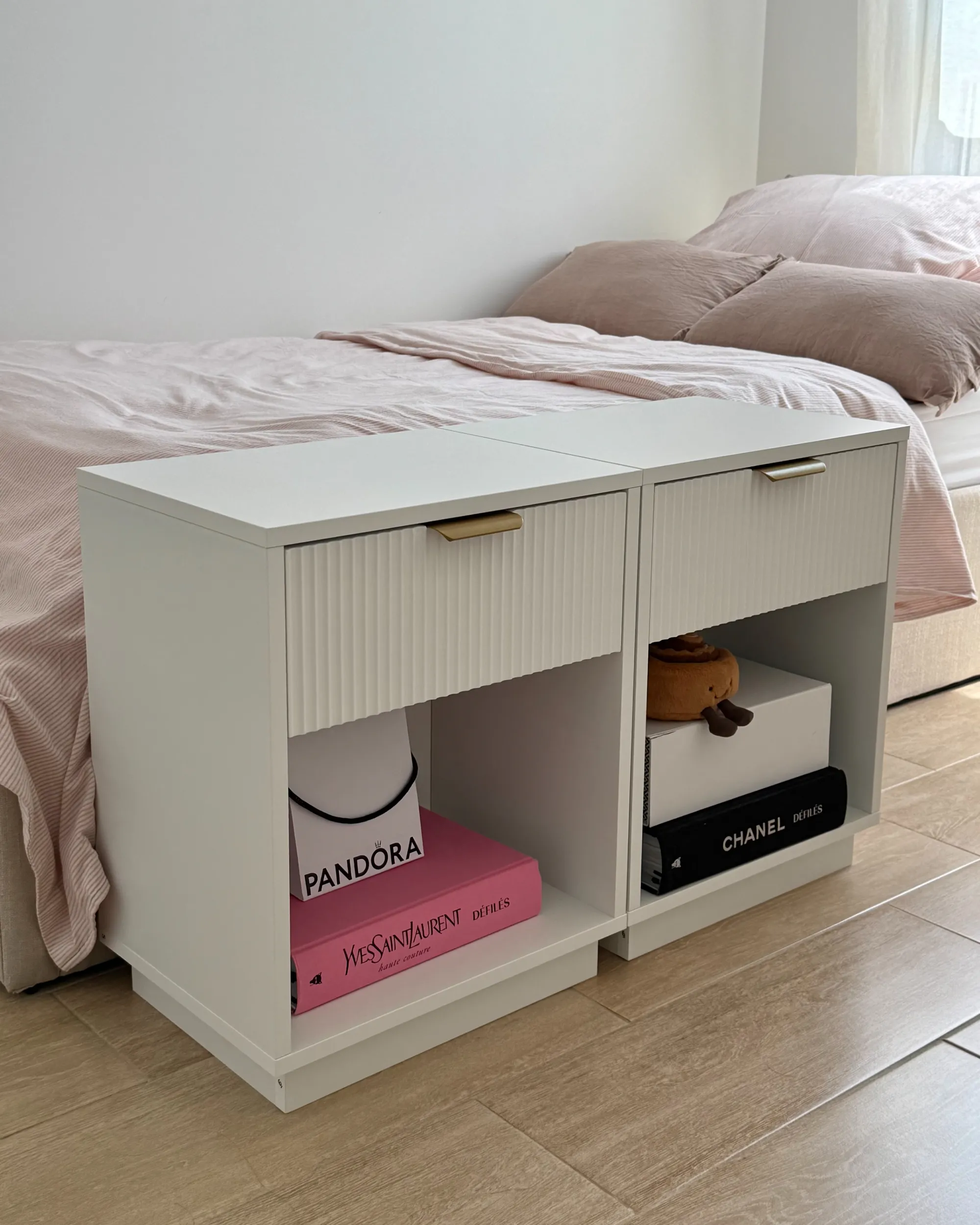 Nachtkastje met 1 lade SUMMERVILLE Wit