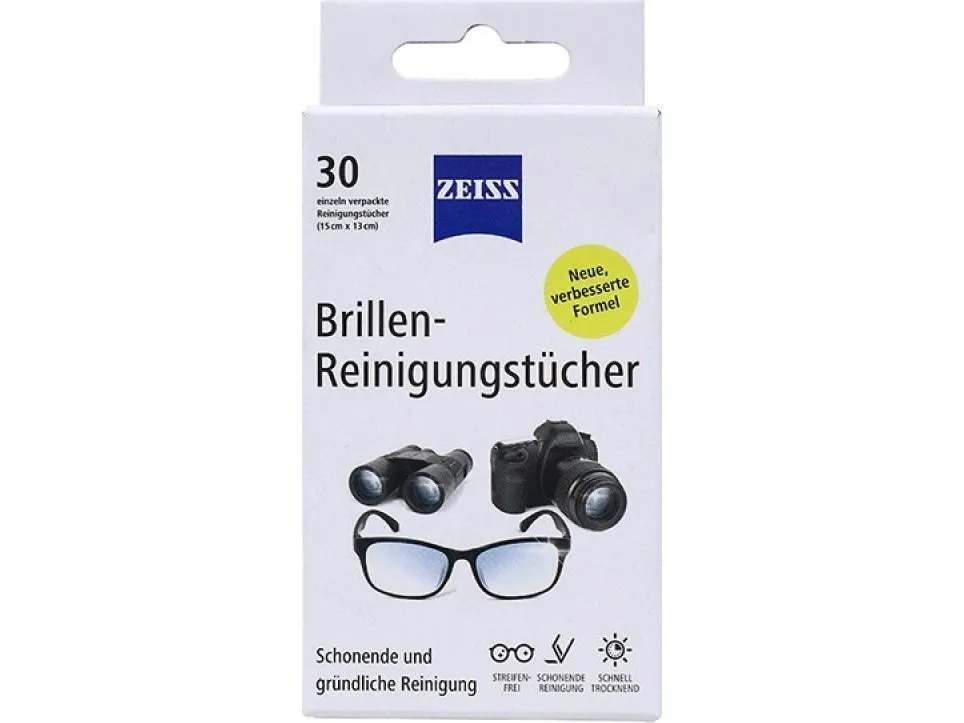 Zeiss renseservietter til briller og skærme 30 stk.