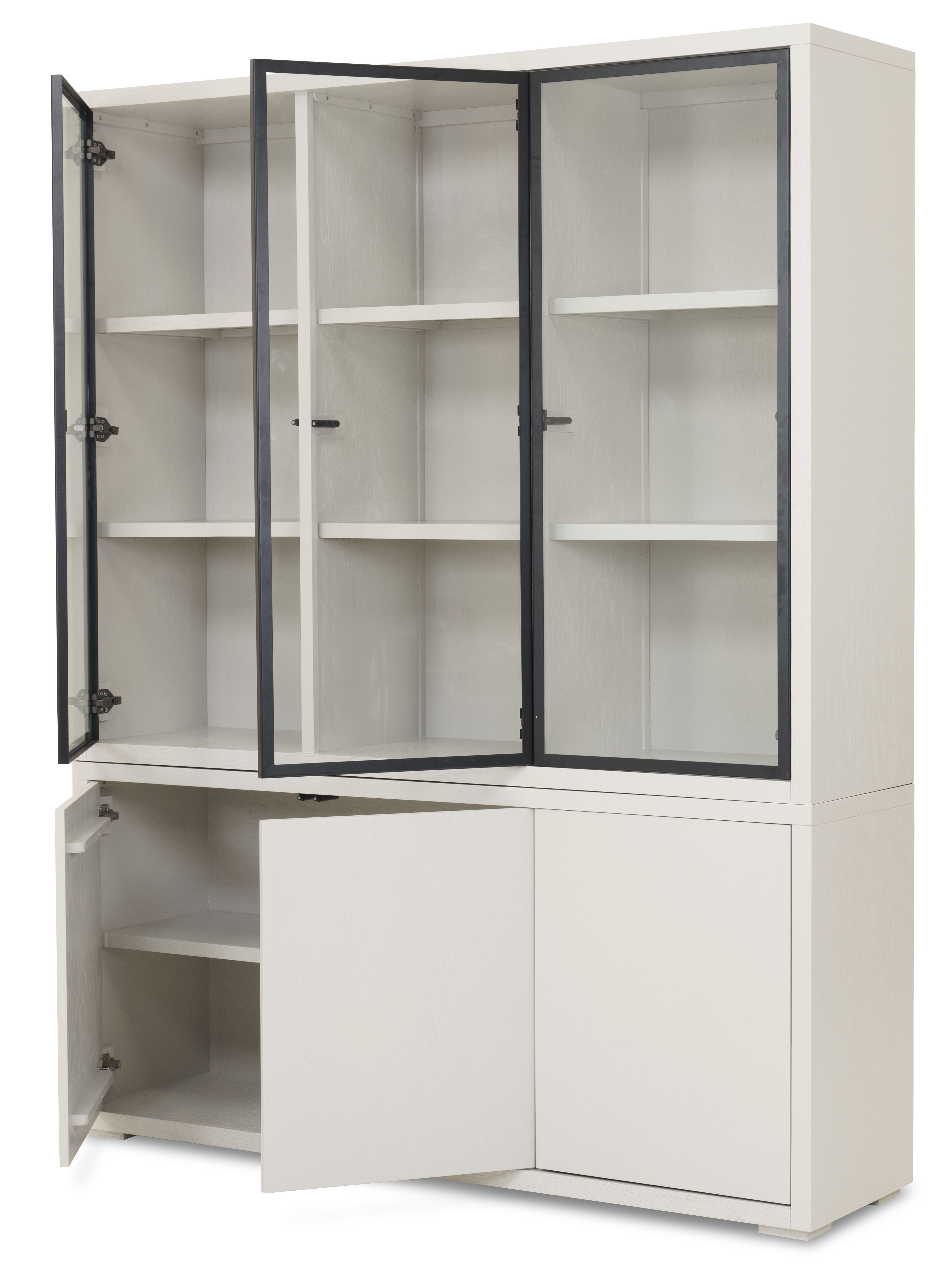 Vitrinekast greige Velori B173 x D45 x H220 cm