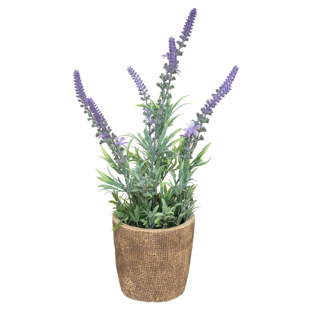 Plante artificielle lavande en pot h 36 cm