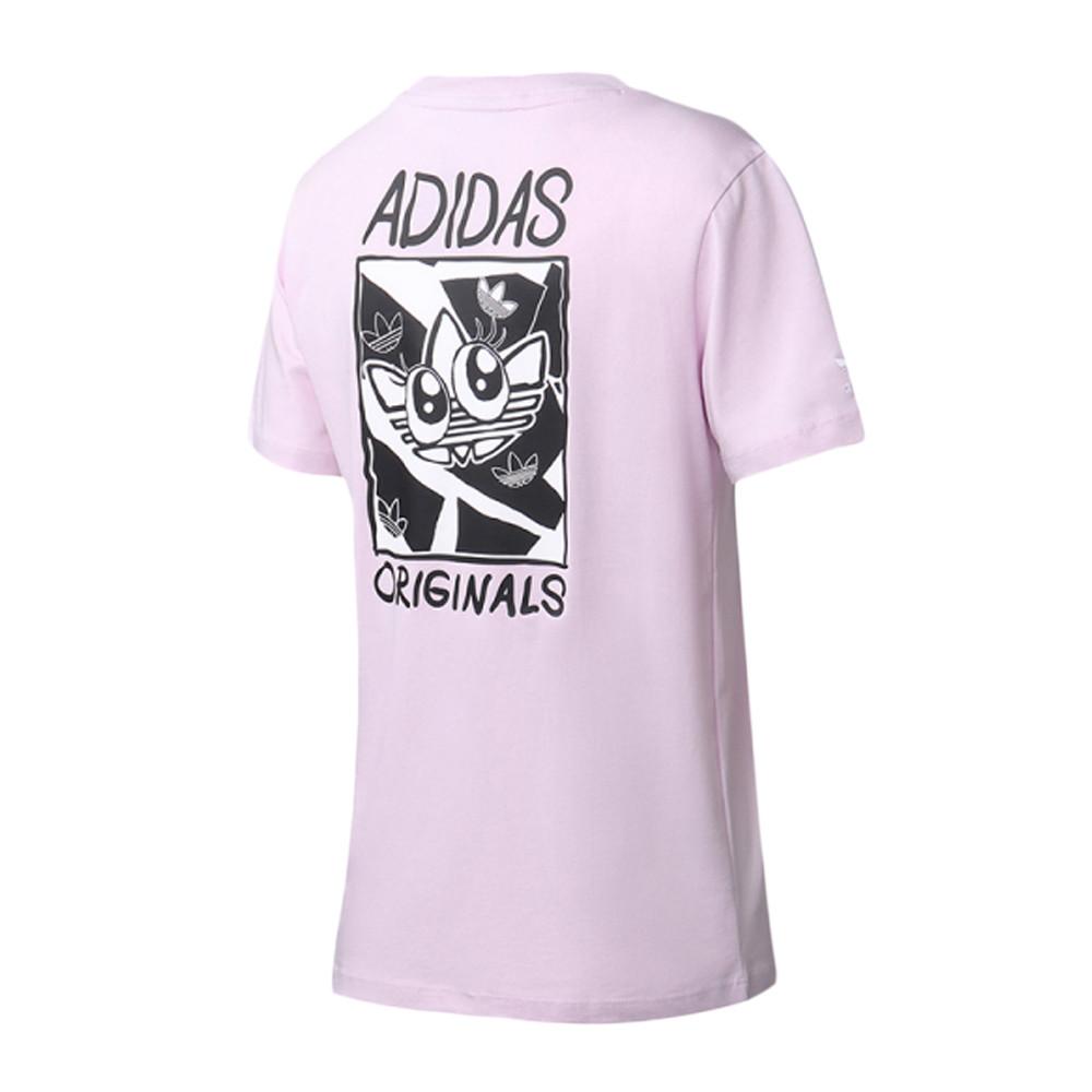 Adidas T-shirt Mauve Femme Adidas Graphic GK5164