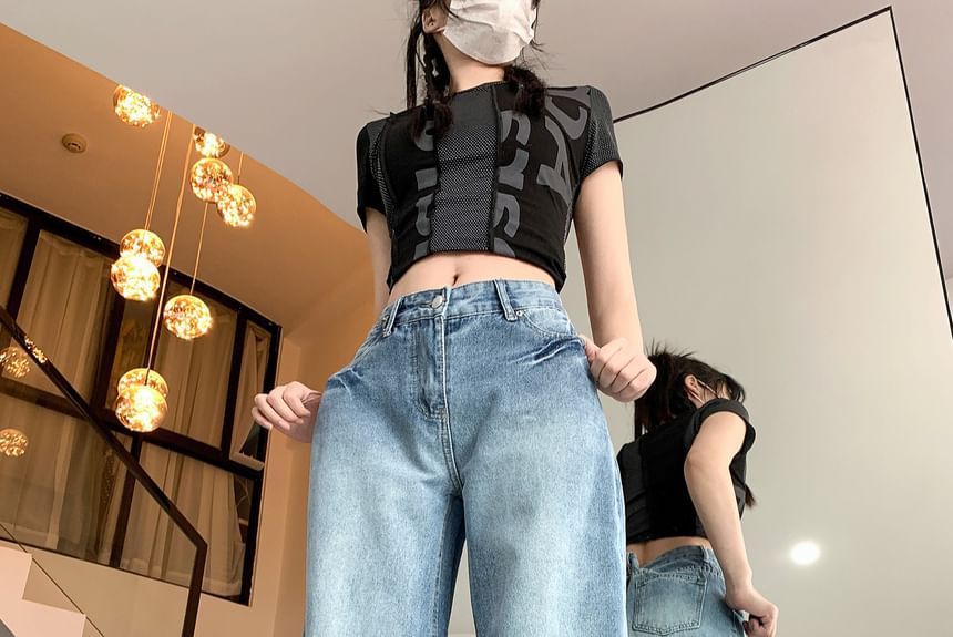 2DAWGS - Mid Rise Washed Baggy Jeans
