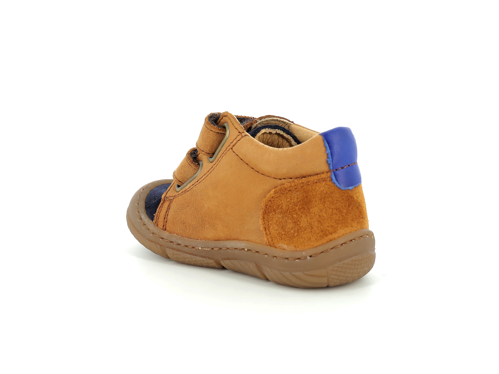 Bopy-JAMAVEL Cuir Marron Bleu