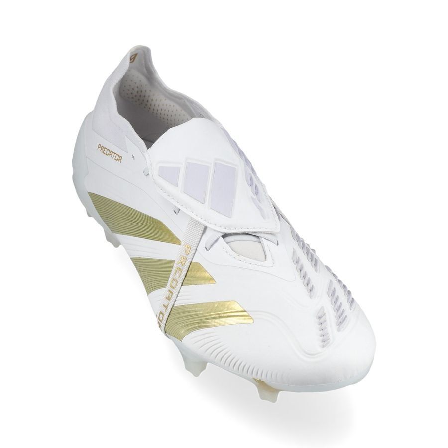adidas Predator Elite Fold-over Tongue FG Day Spark - Blanc/Doré/Blanc