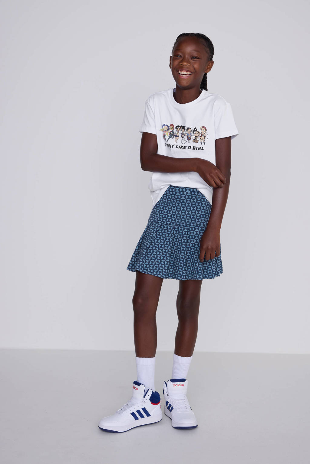 Coolcat Rok Mackenzie met Geometrisch Jacquard Patroon