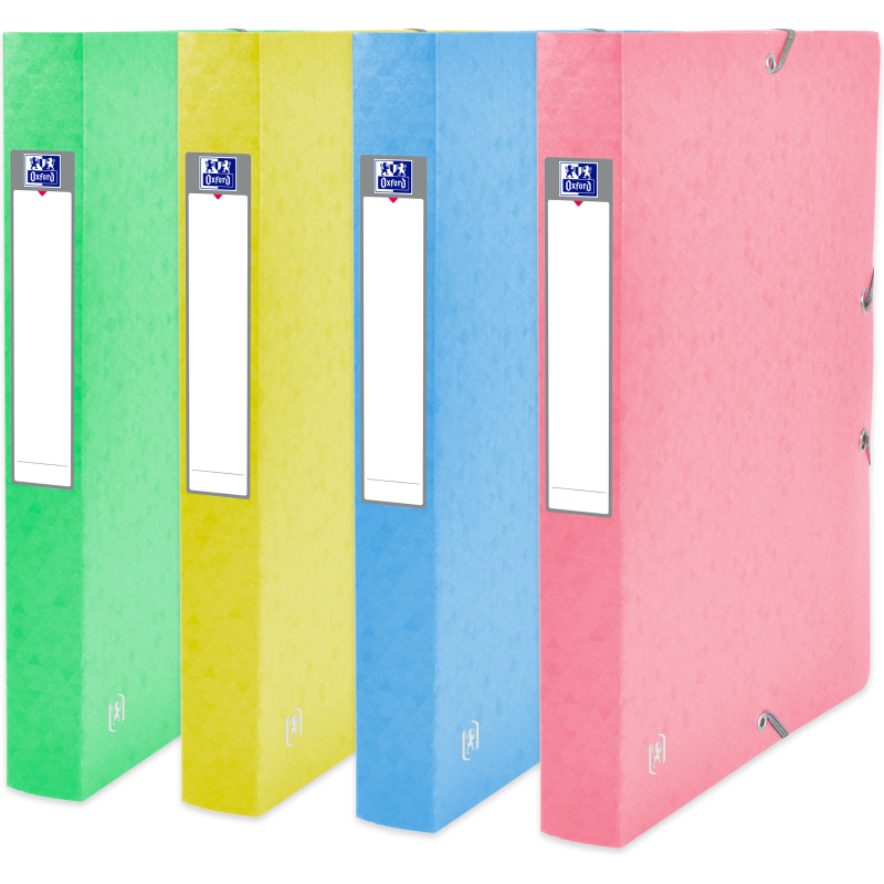 Boite Oxford Top File + 24X32 D40 Assorti Pastel