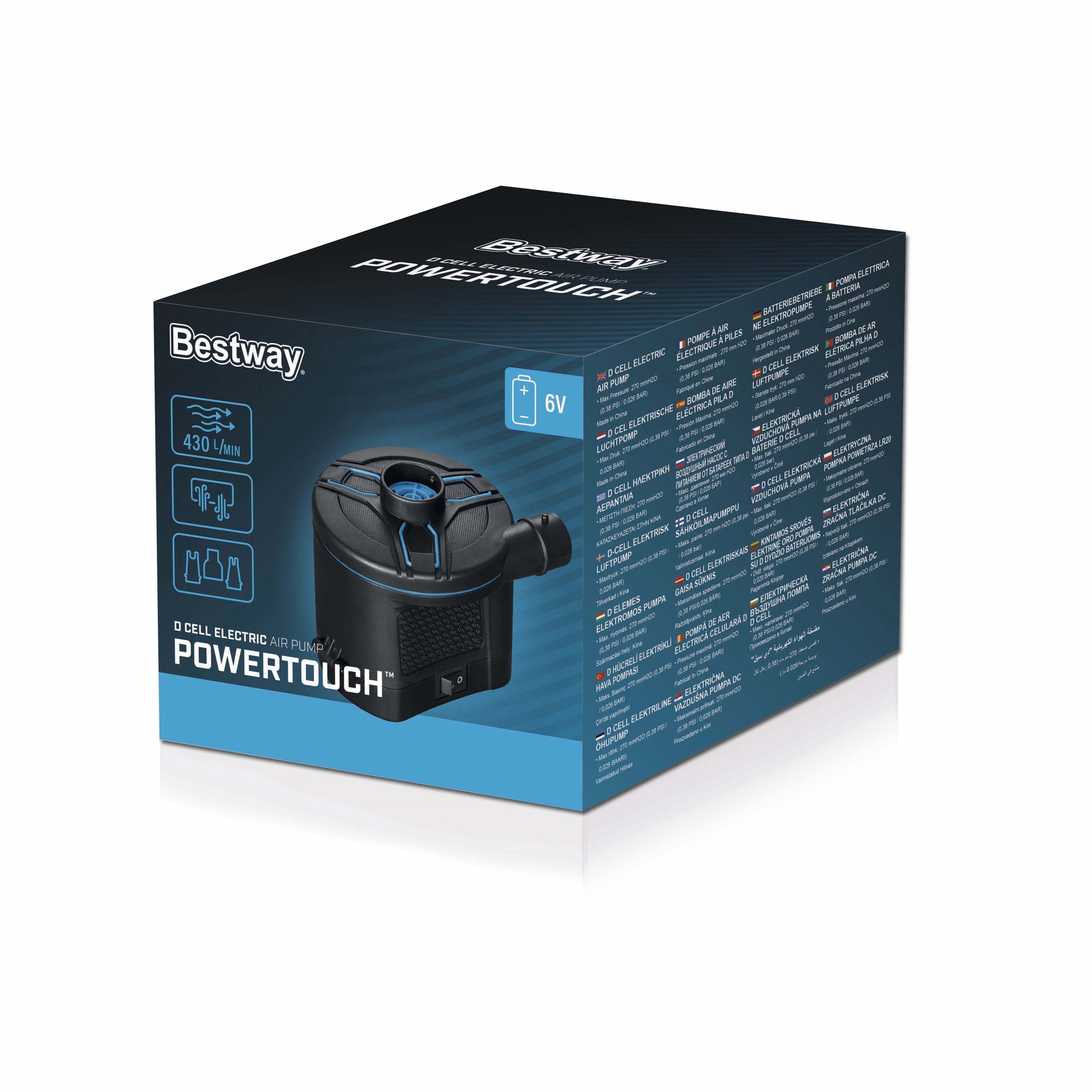 Pumpe elektrisch PowerTouch mit Batterie