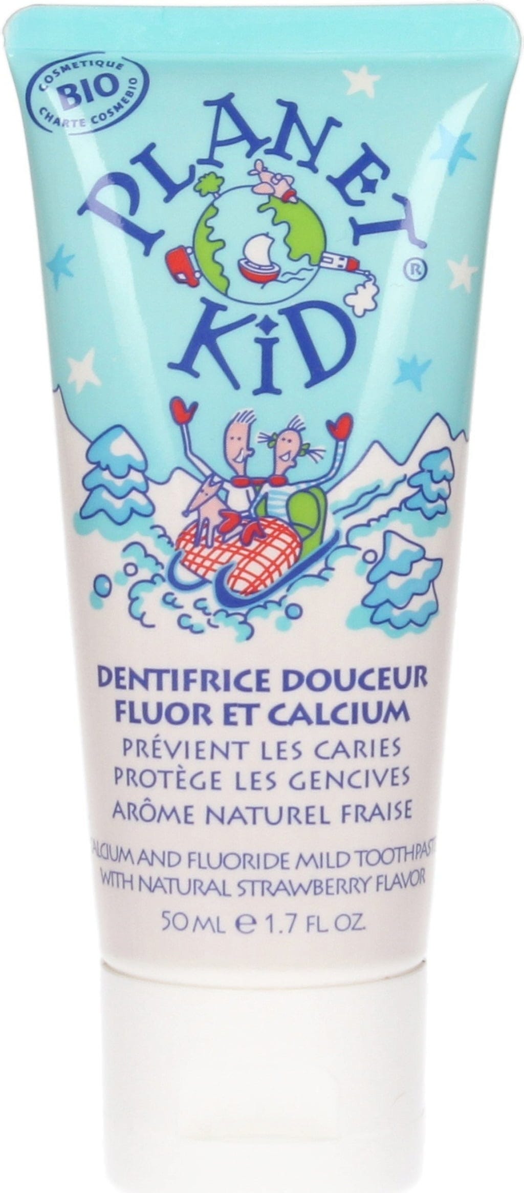 Planet Kid  Mild Toothpaste with Fluoride & Calcium, 50 ml