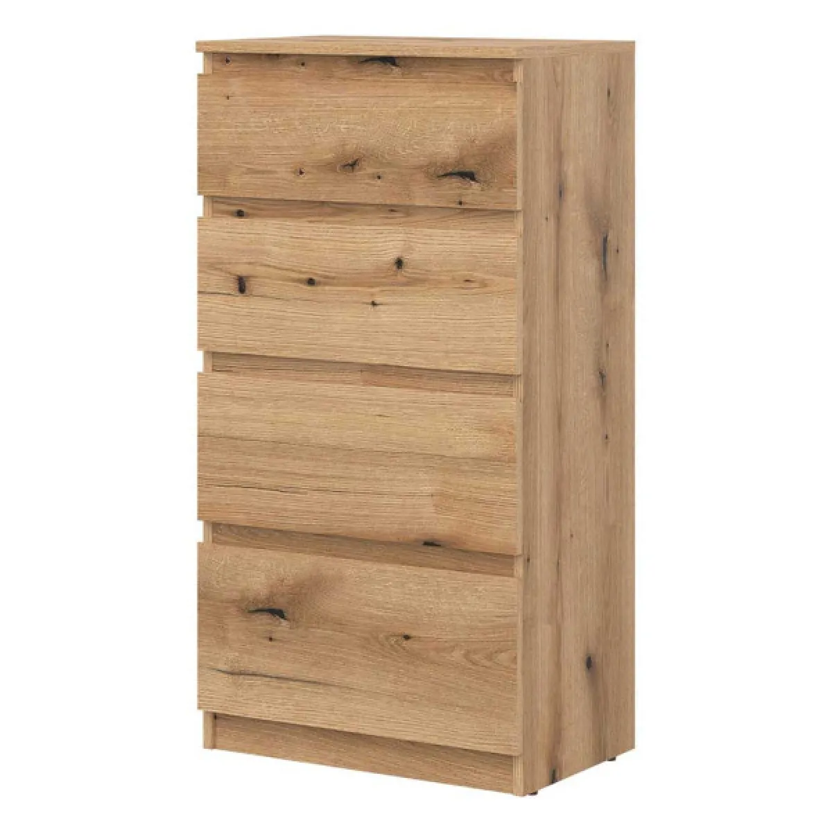 Dansmamaison Commode 4 tiroirs - Bois clair