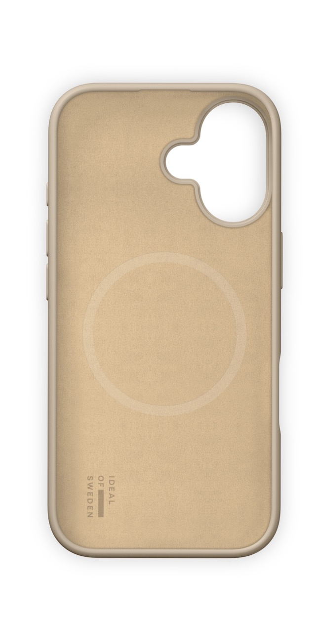iPhone 16 MagSafe Silikon Hülle Case Recycled (IDSICMS-I2461-128) - Beige