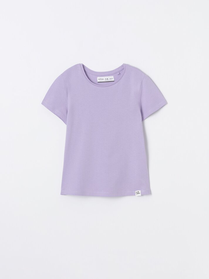 Conjunto com 2 camisetas combinando - Lilás