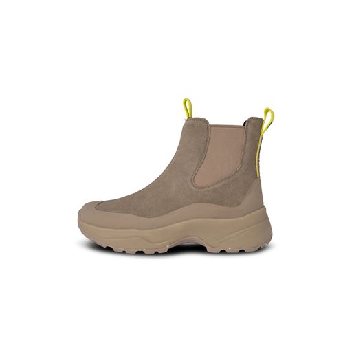 Woden Solveig Suede Waterproof Støvler, Silver Mink, 39