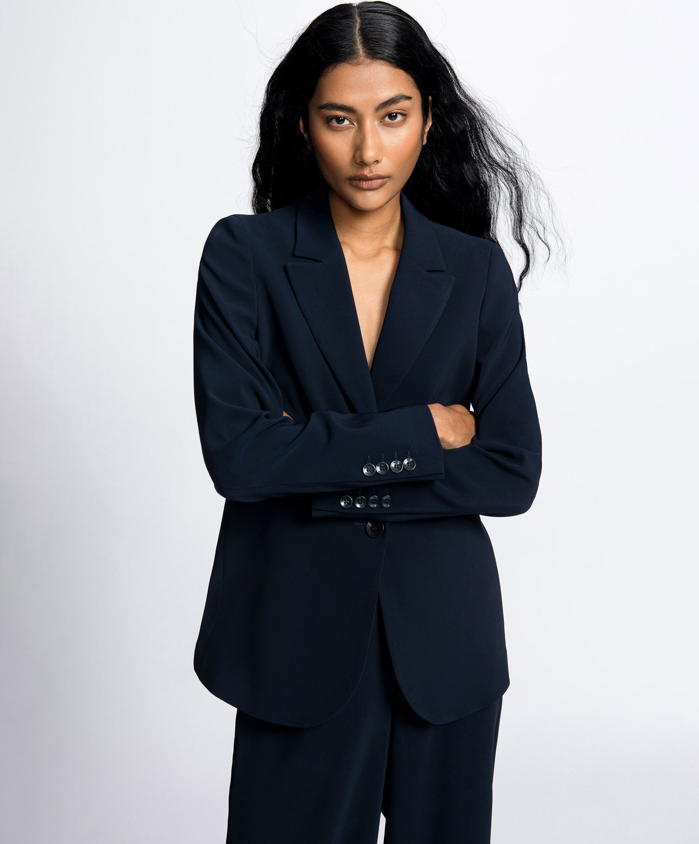 Xandres Dames blazer blauw