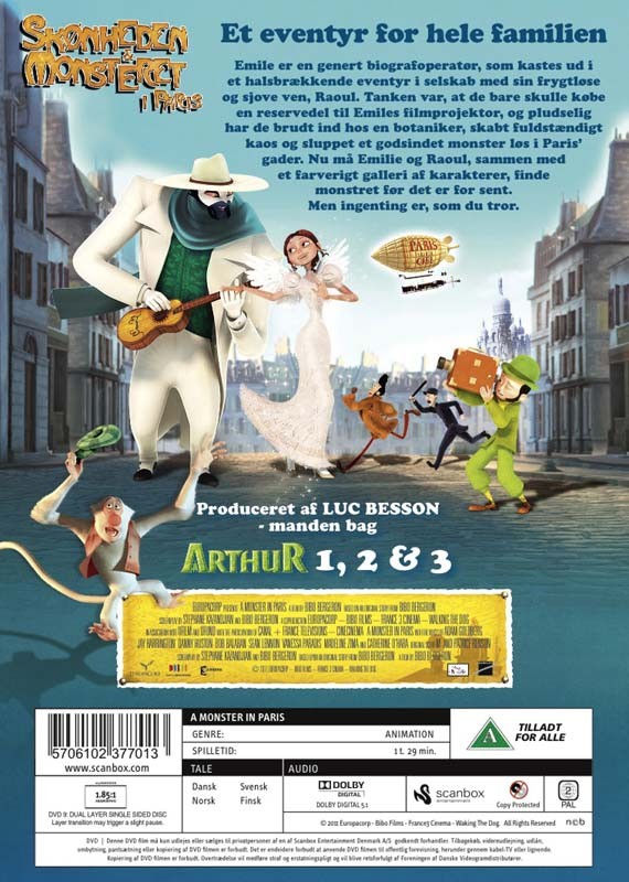 A MONSTER IN PARIS BD