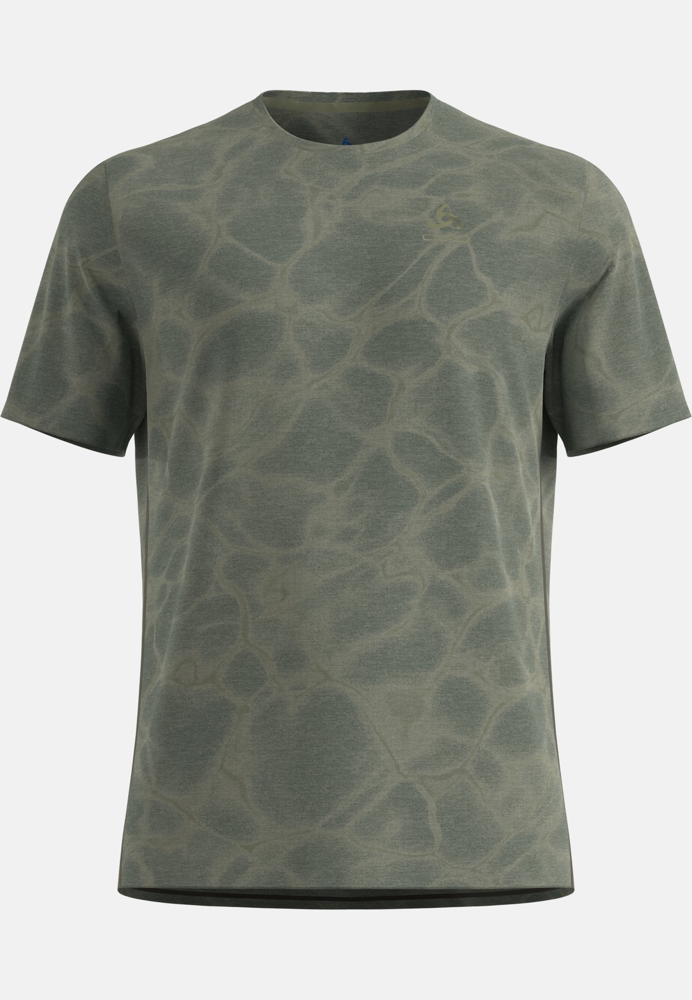Zeroweight Engineered Chill-Tec Laufshirt in shadow melange