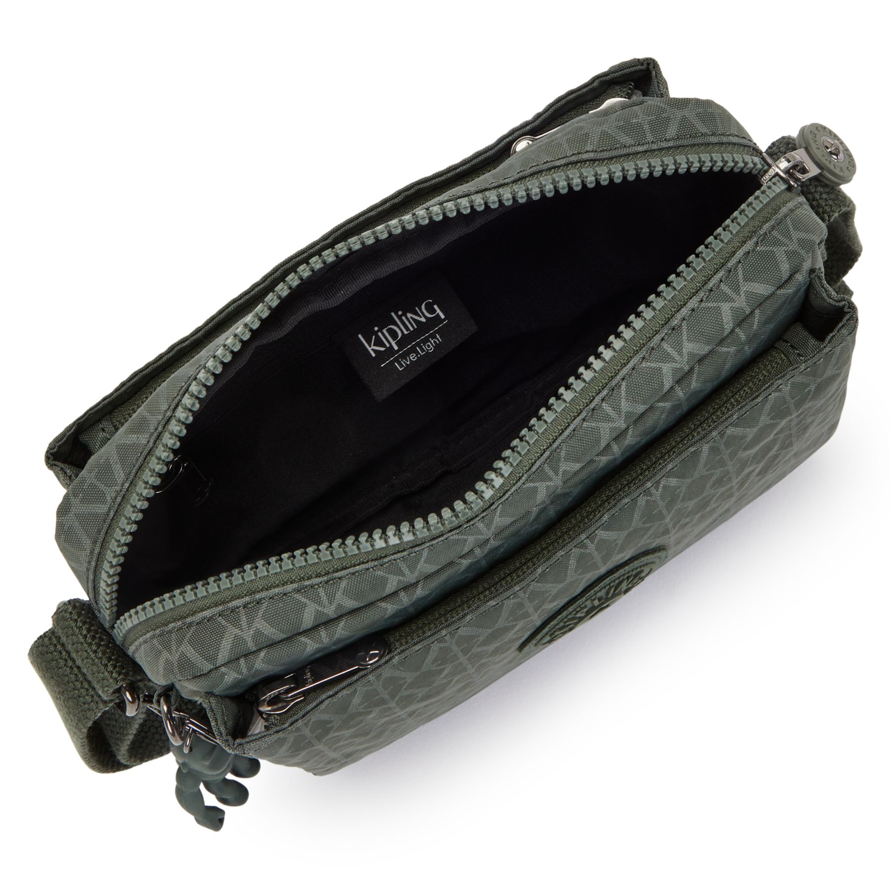 ABANU Mini Sac à Bandoulière avec Sangle Ajustable - Sign Green Embosse