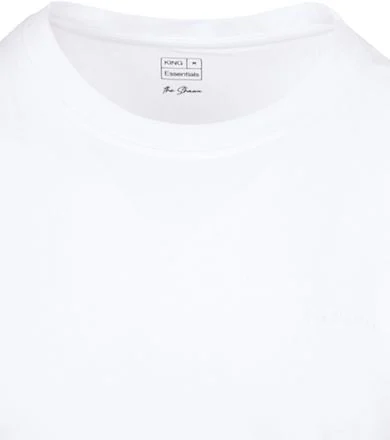 King Essentials The Shawn T-Shirt Wit KM111010002-W001T kopen