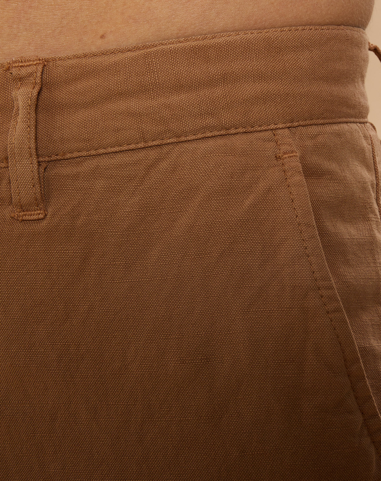 Hartford Pantalon en Coton & Lin Tyron caramel
