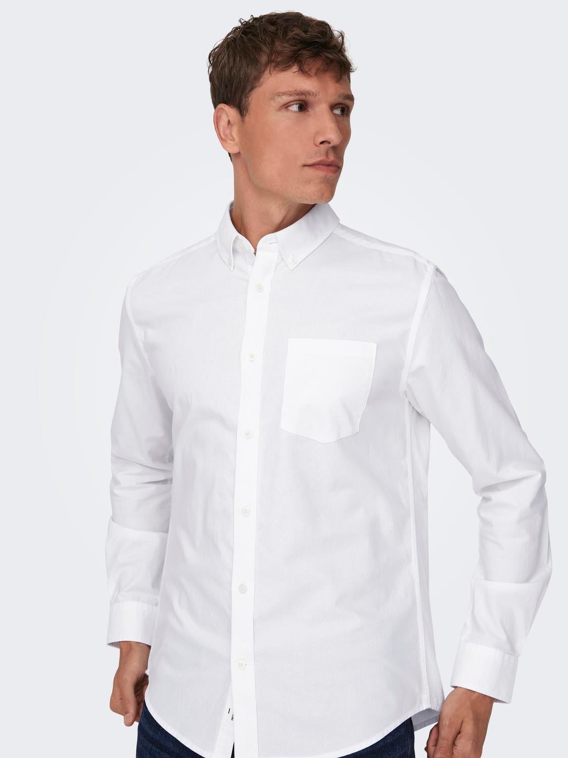 ONSNEIL Oxford Hemd White