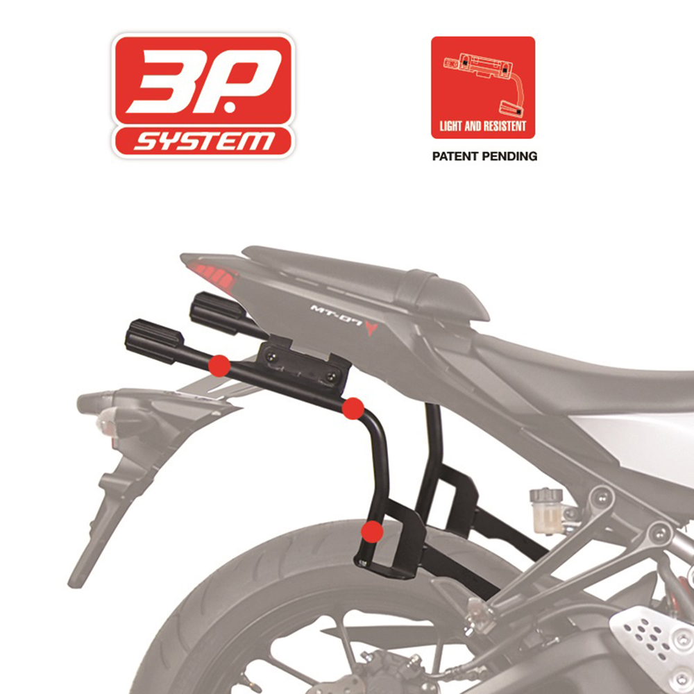 Shad - Valises latérales SH35 Aluminium Aluminium