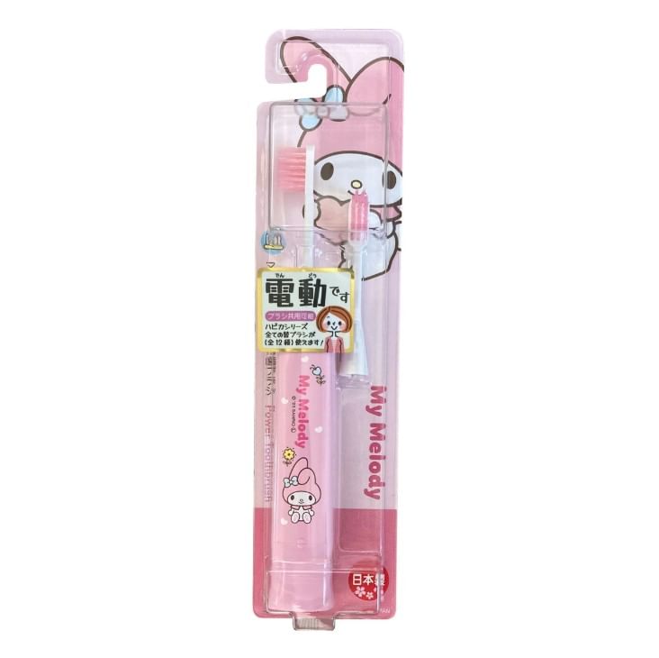 HAPICA - Sanrio My Melody elektrische tandenborstel + 1 navulling (roze)