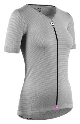 Baselayer Manches Courtes Femme Assos Summer P1 Gris