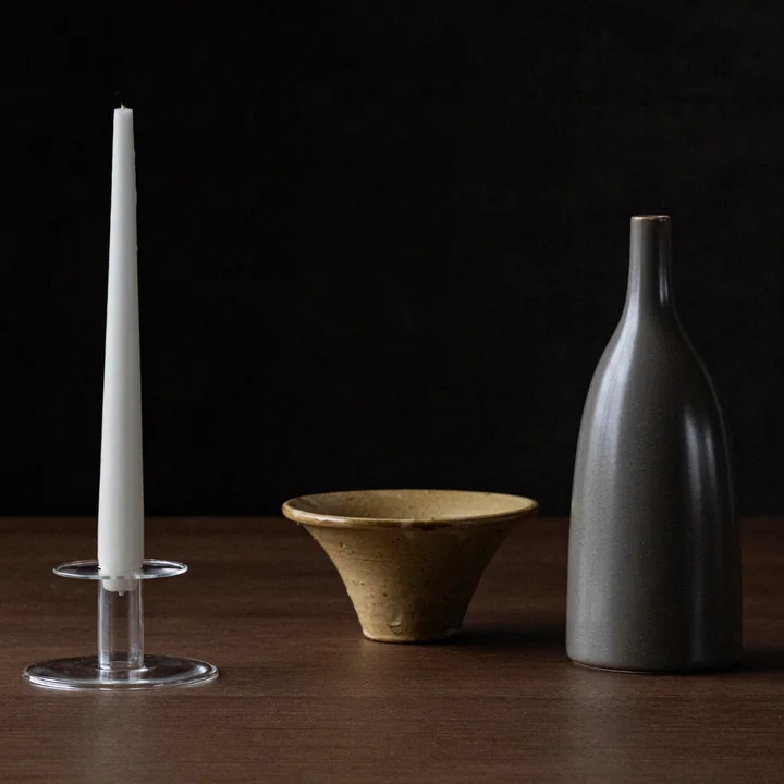 Audo - Strandgade Stem Vase H 25 cm, fern