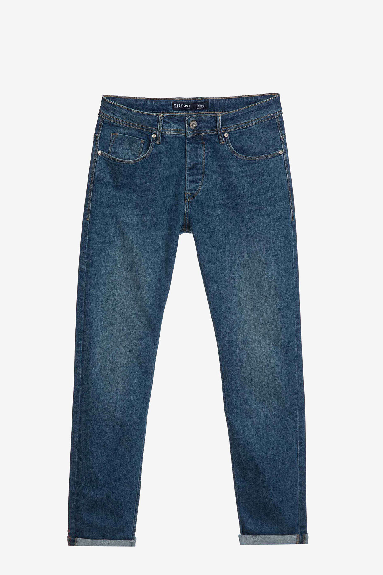 Calça jeans Tyler de corte afunilado