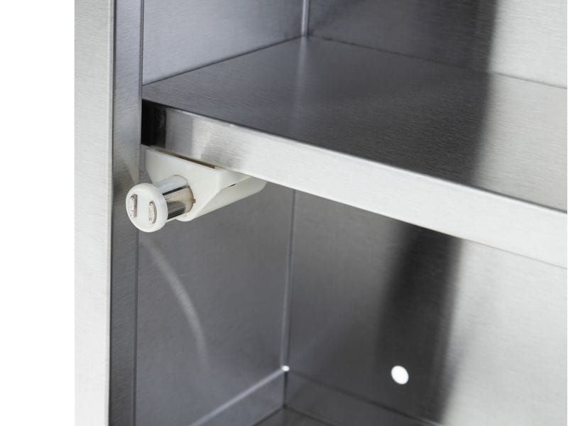 STRUCT Erste Hilfe Schrank 30 x 30 x 12 cm, Edelstahl Medizinschrank zur Wandmontage