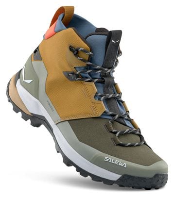 Chaussures de Randonnée Salewa Puez Mid Powertex Marron/Gris