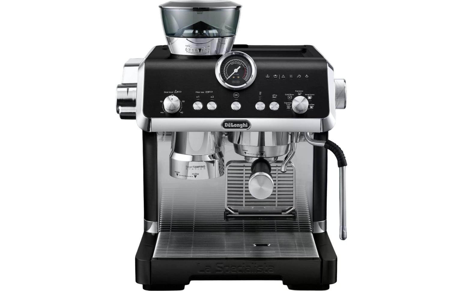 Siebträgermaschine La Specialista Opera Schwarz<br>Elegante Kaffeemaschine mit Siebträger