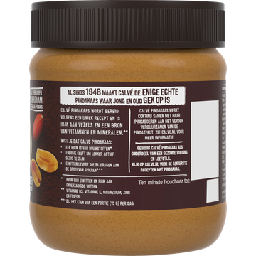 Calve Pindakaas Regular 350G 12x