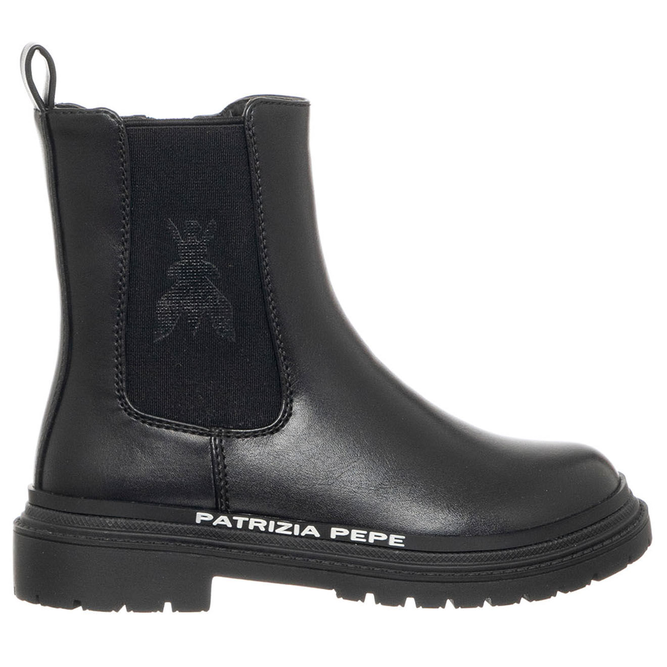 Patrizia Pepe Chelsea boots Giola noires