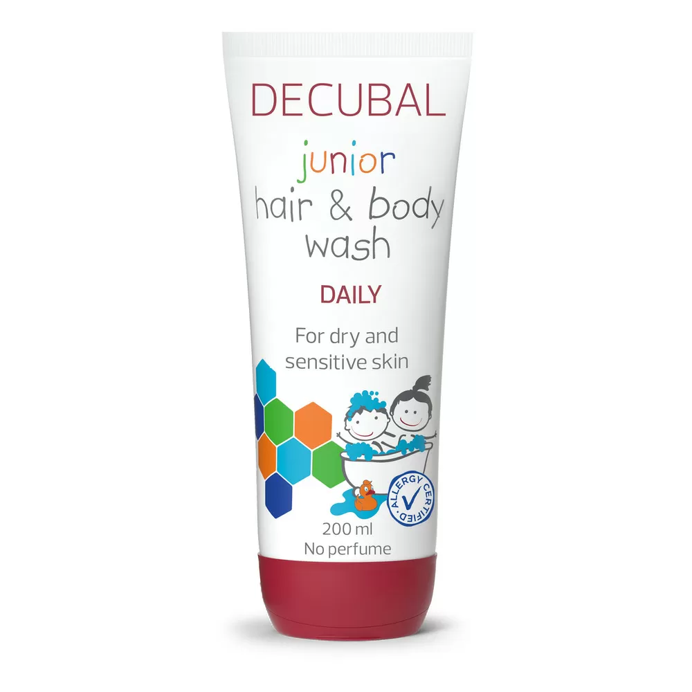 Decubal Junior Hair & Body Wash - 200 ml.
