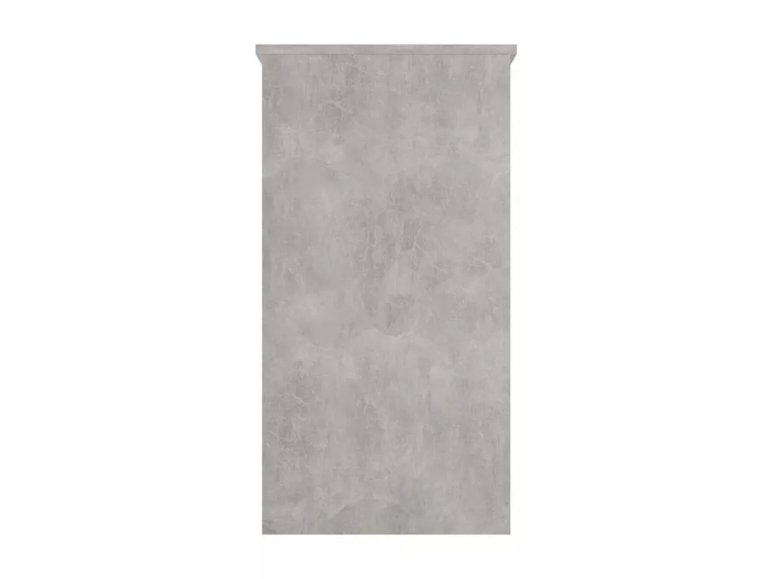 Bureau Gris béton 80x40x75 cm Aggloméré