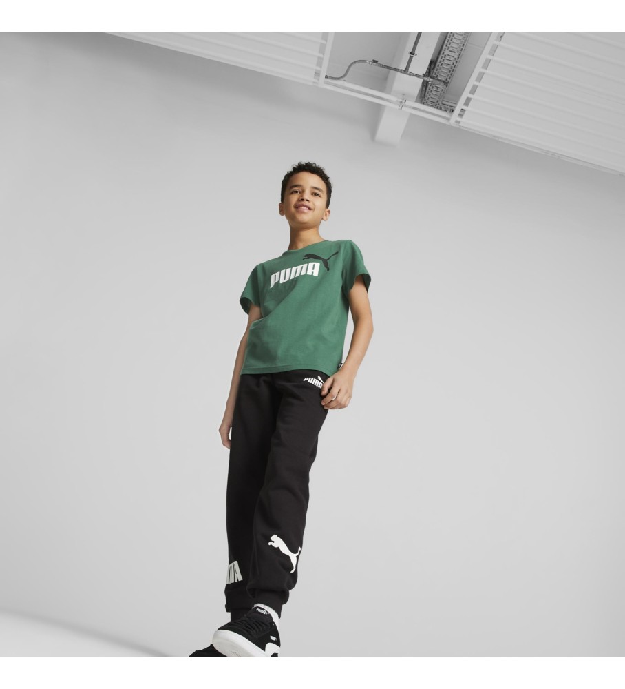 Puma Camiseta Essentials+ Two-Tone Logo verde