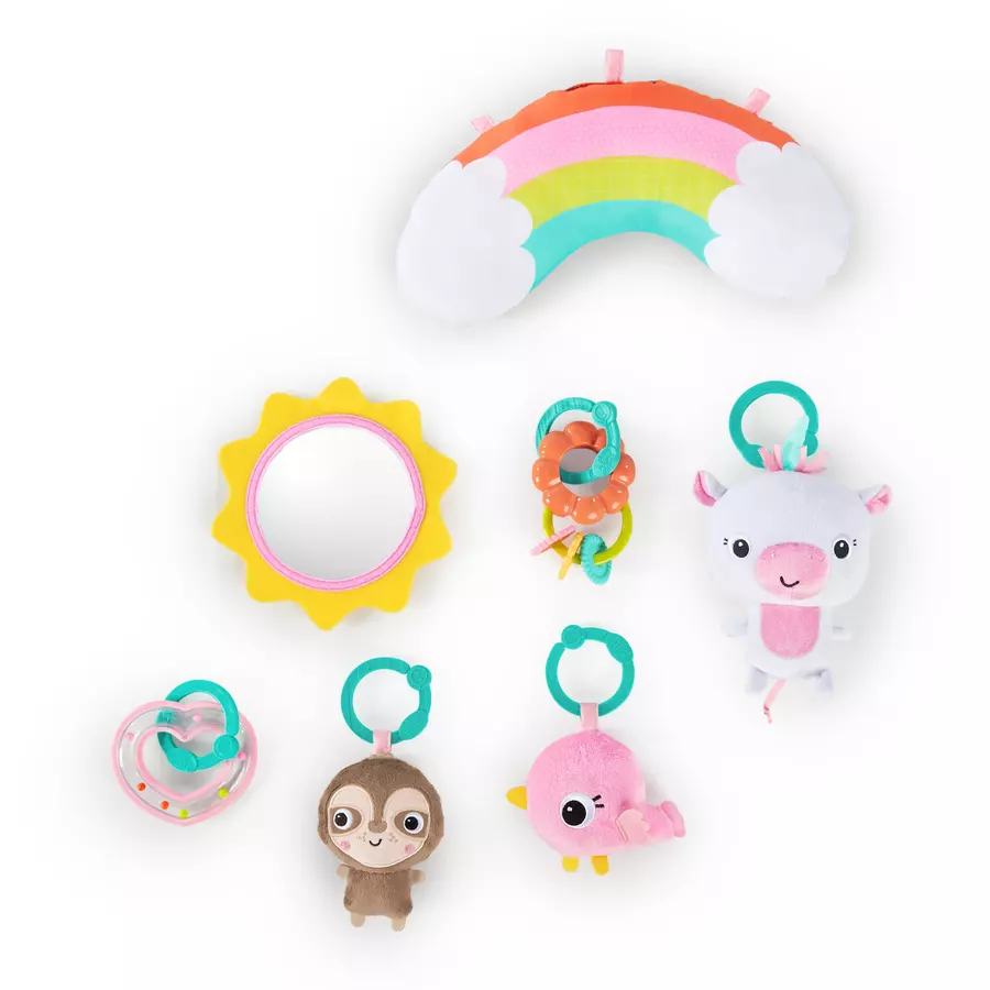 Bright Starts Puppenhaus Spieldecke mit Spielbogen