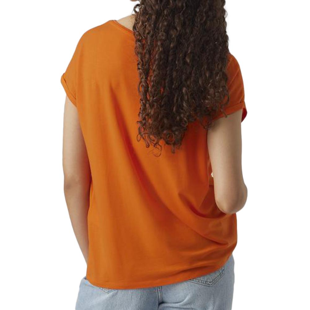 Vero Moda T-shirt Orange Femme Aware Vero Moda Ava