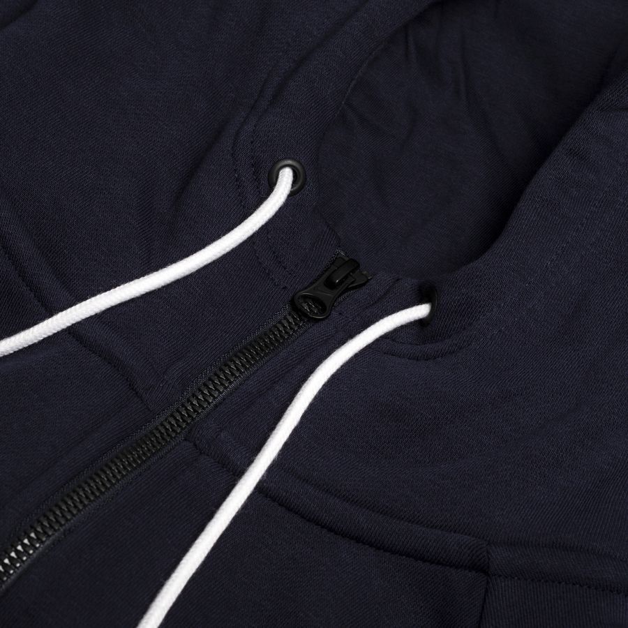 Nike Sweat à Capuche Fleece FZ Park 20 - Bleu Foncé/Blanc Femme