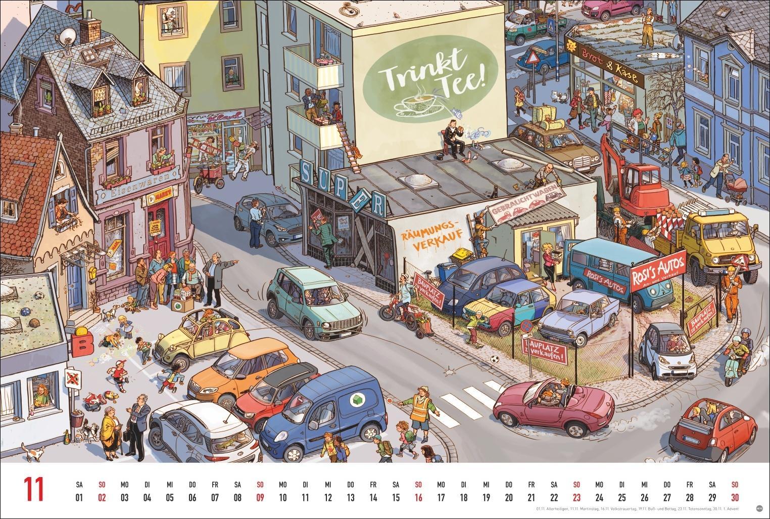 Göbel & Knorr Wimmelbilder Edition Kalender 2025