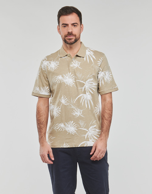 Jack & Jones - JORCRAYON AOP POLO SS - Beige
