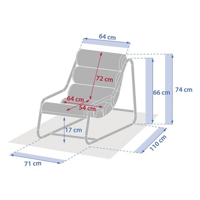 Fauteuil de jardin CELESTAM Vert laurier