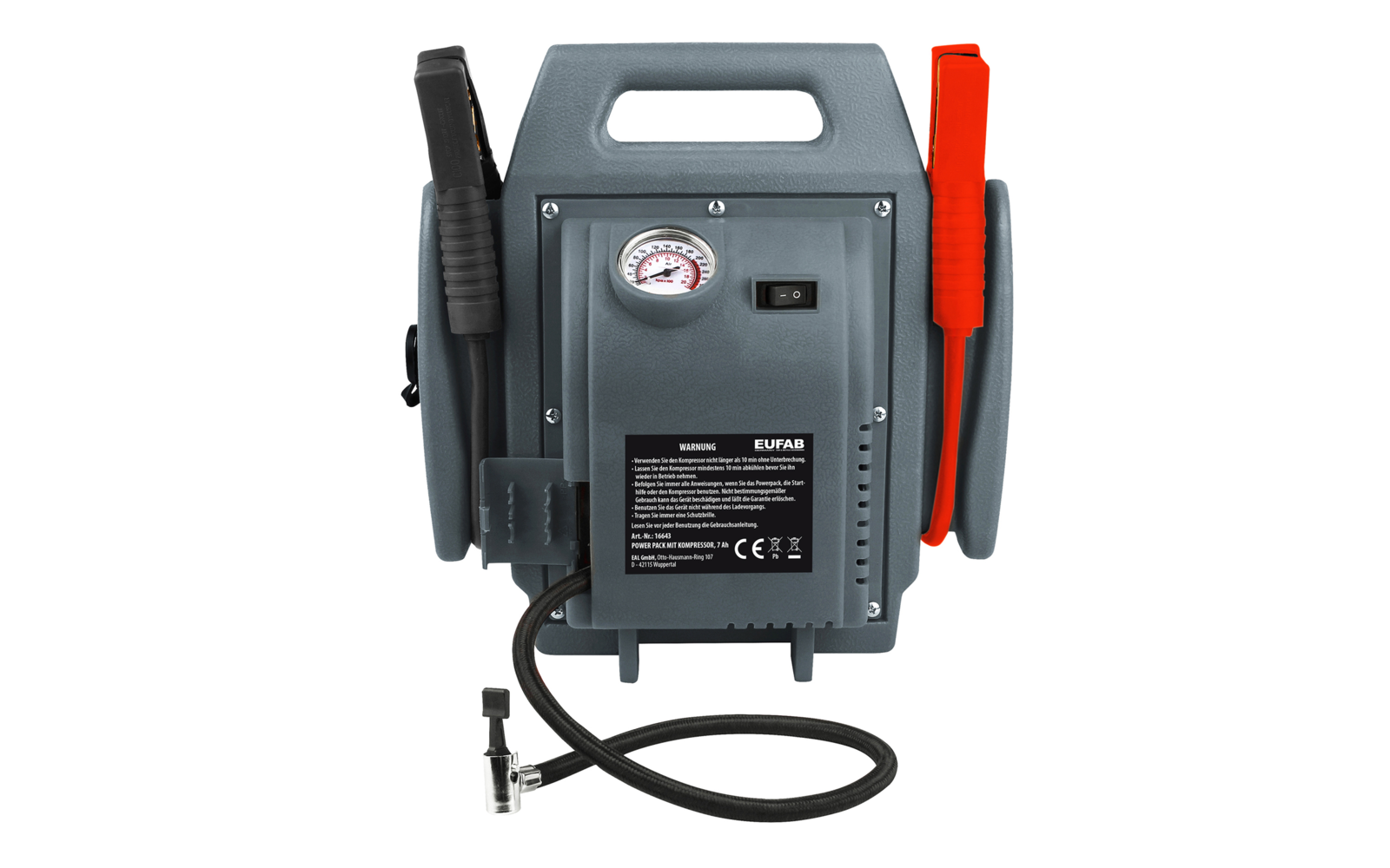 Eufab Powerpack mit Kompressor 7 Ah