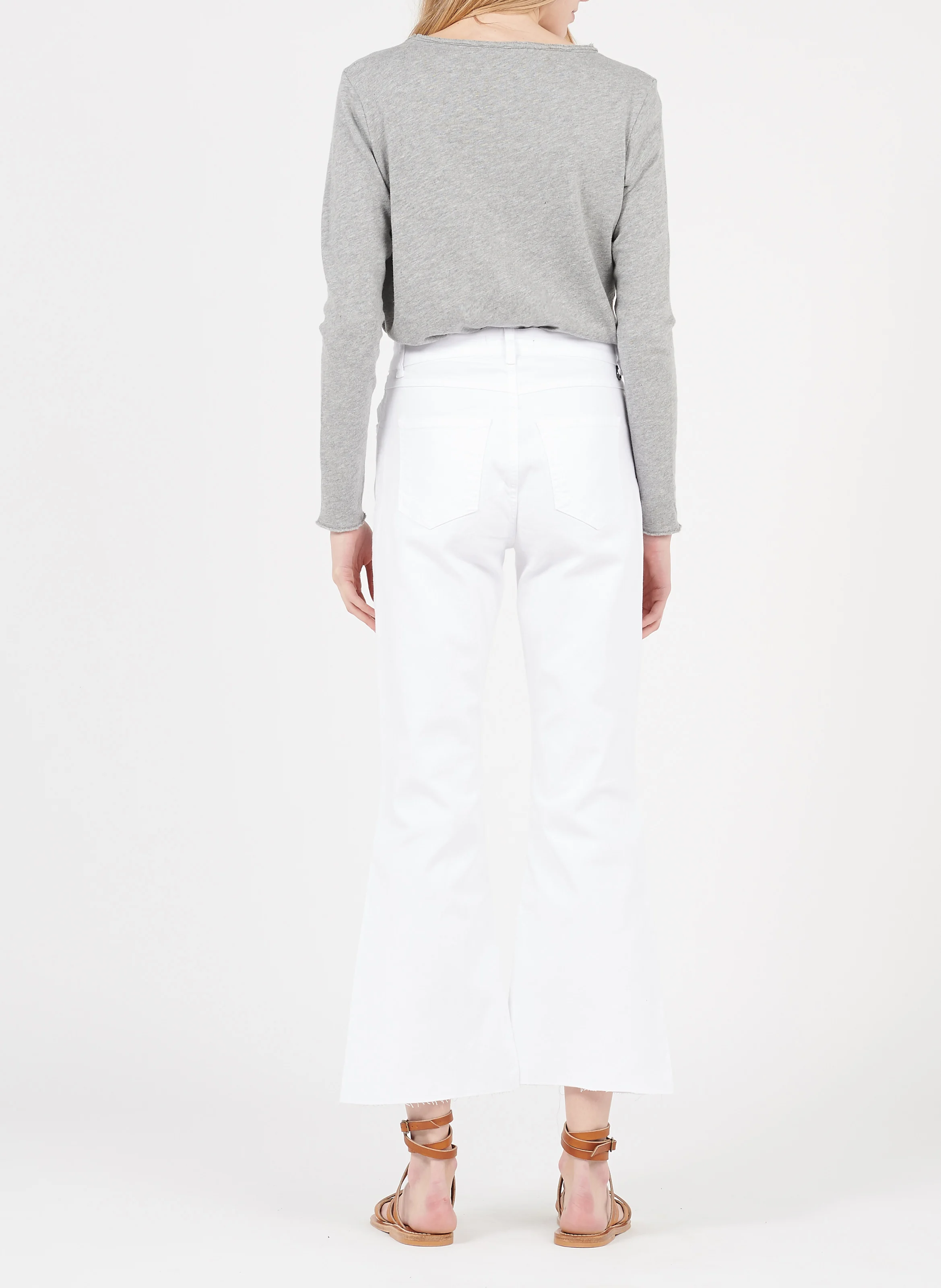 SONOMA - Tee-shirt col V en coton | Gris