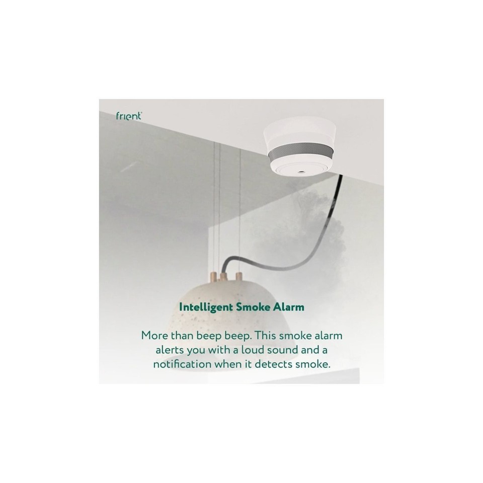 Homey - Bridge & Frient - 3x Intelligent Røgalarm - Bundle