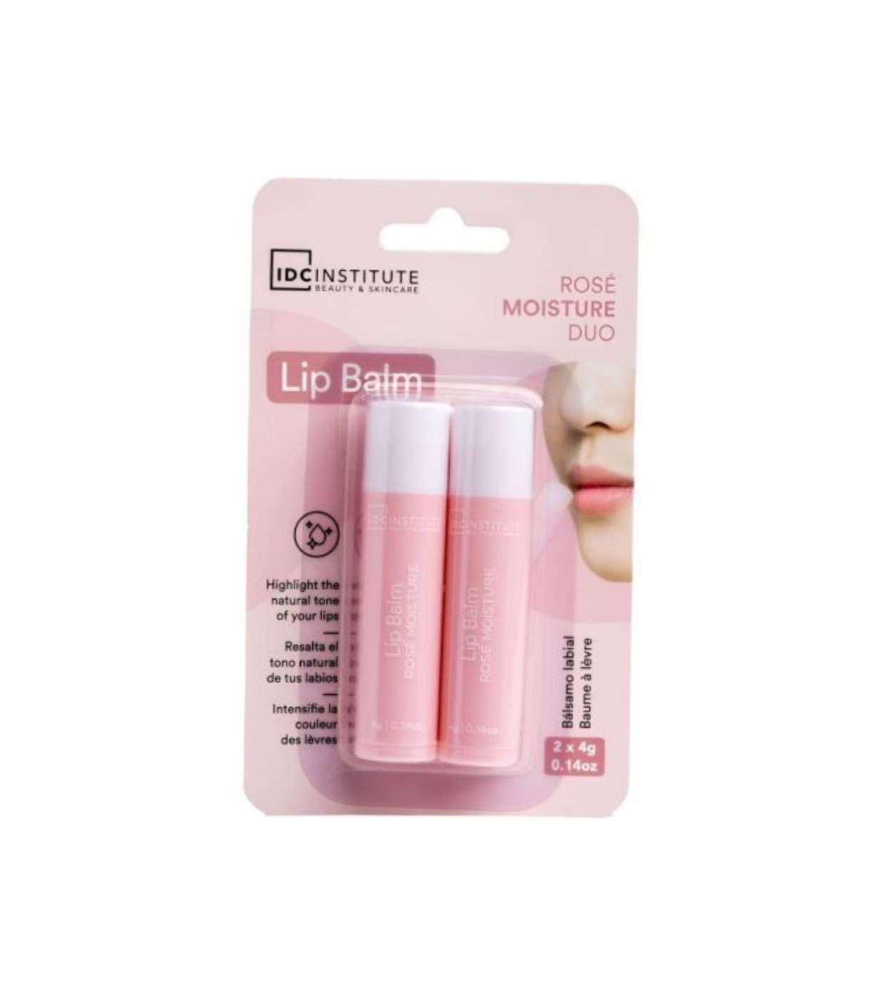 IDC Institute - Lip Balm Duo - Moisture Rosé