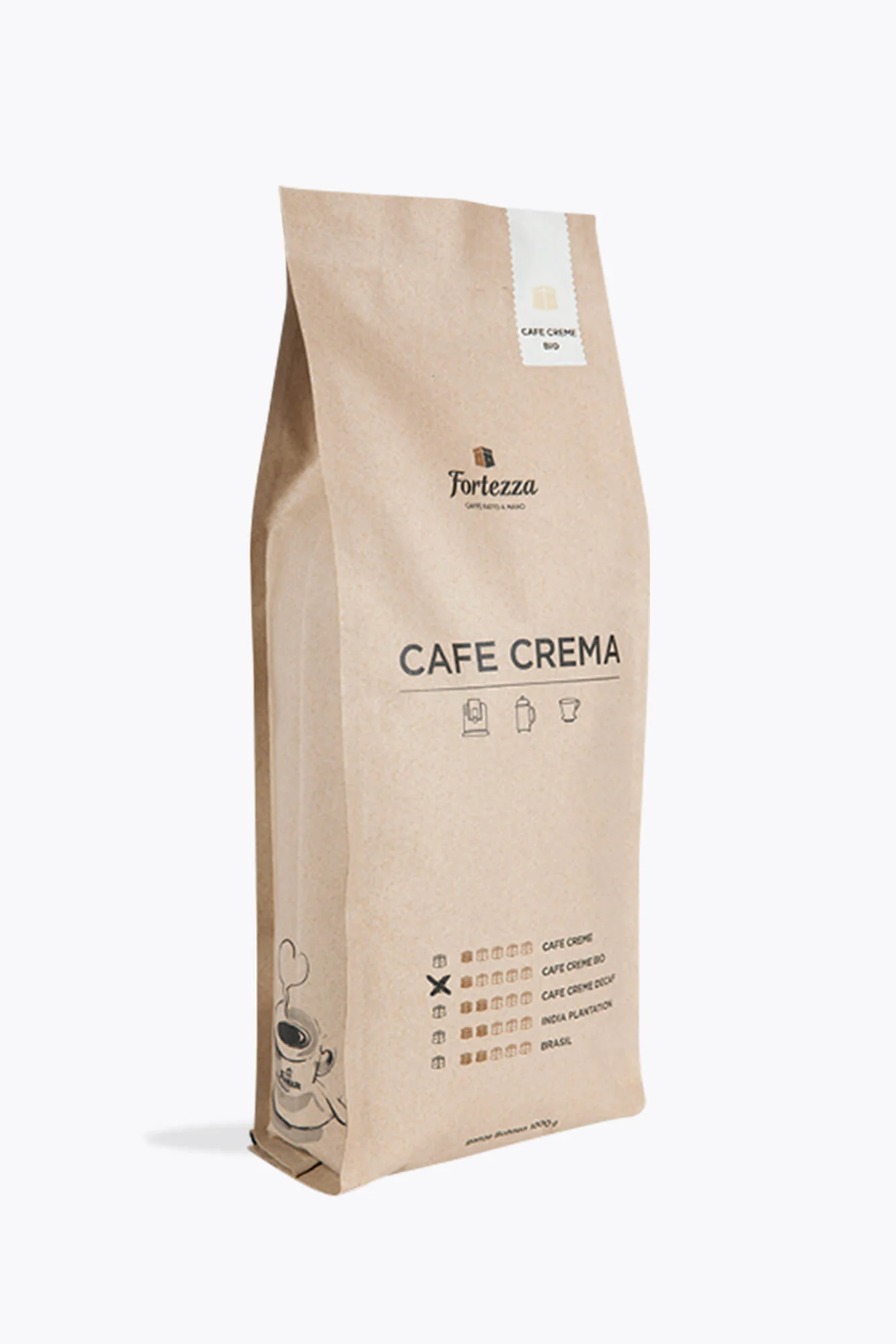 Fortezza Cafe Crema Bio