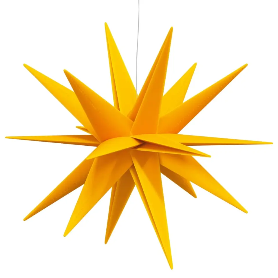 vidaXL - Kerstverlichting - Geel - 57 cm